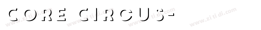 Core Circus字体转换